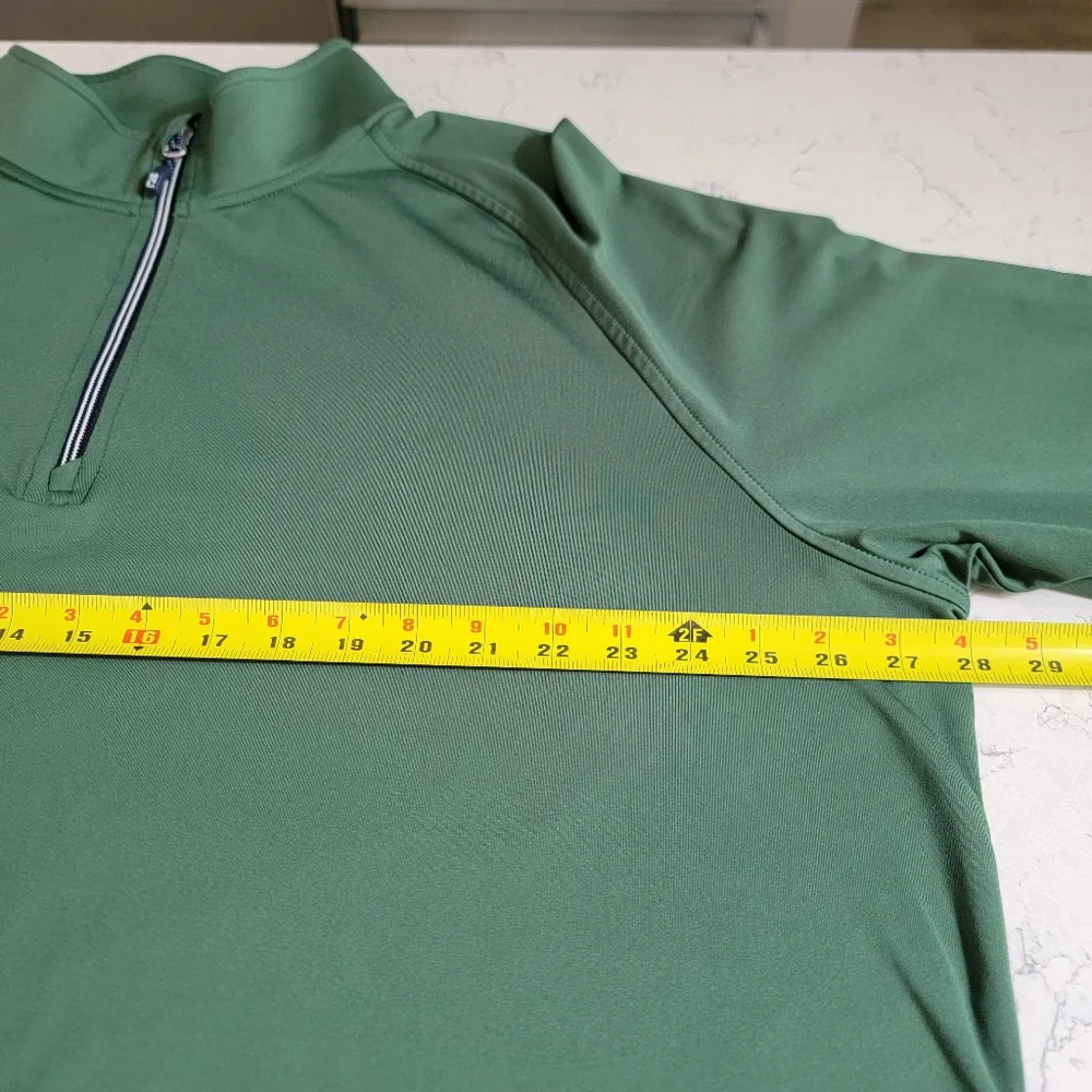 Cutter & Buck Adapt Eco Knit Stretch Quarter Zip Pullover golf Mens XXL Green